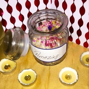 Organic bath salts